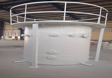 قیمت مخزن اسید  فایبرگلاس PVDF/GRP